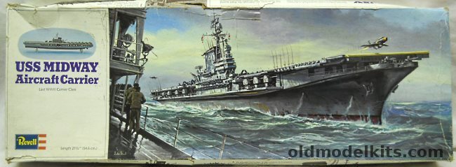 Revell 1/547 USS Midway CV41 Aircraft Carrier - (Straight Deck), H441 plastic model kit